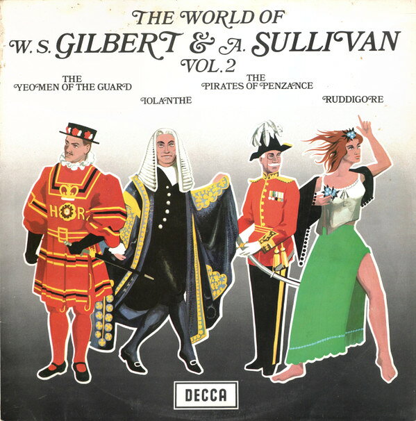 【中古】LP Gilbert & Sullivan The World Of W.S. Gilbert & A. Sullivan - Vol. 2 SPA29 Decca /00260