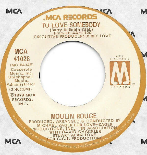 【中古】7” Moulin Rouge To Love Somebody / Holiday MCA41028 MCA Records /00080