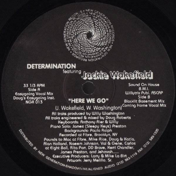【中古】米12” Determination, Jackie Wakefiel Here We Go NGR013 New Generation Recor /00250(2)