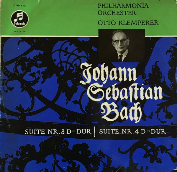 【中古】独LP Johann Sebastian Bach, Philhar Johann Sebastian Bach - Suite Nr. 3 D-Dur - Suite N C90415 Columbia /00260