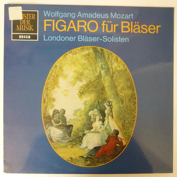 【中古】独LP Wolfgang Amadeus Mozart , Lond Figaro Fur Blaser SMD1268 Decca /00260