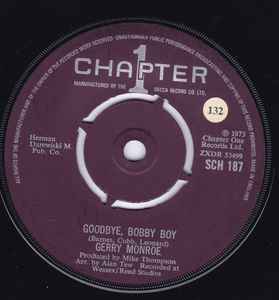 【中古】英7” Gerry Monroe Goodbye, Bobby Boy SCH187 Chapter 1 /00080