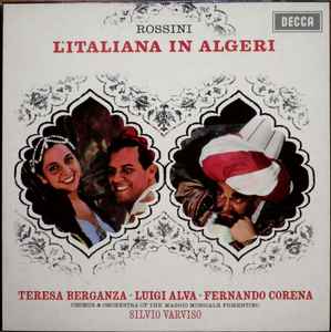 【中古】英4LP Gioacchino Rossini , Silvio Va LItaliana In Algeri SET2624 Decca /00900