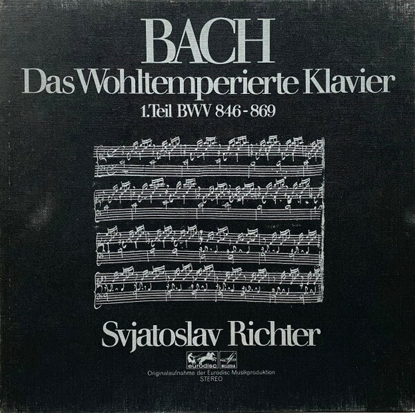 【中古】独4LP Johann Sebastian Bach , Sviato Das Wohltemperierte Klavier 1. Teil BWV ...