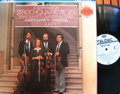 š3LP Joseph Haydn , Eder Quartet Streichquartette Op. 76 Nr. 1-6 635643 Teld...