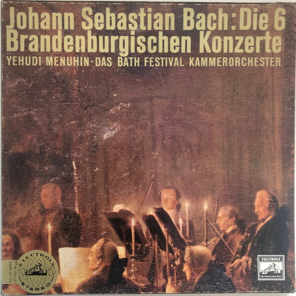 【中古】独3LP Johann Sebastian Bach , Yehudi Die 6 Brandenburgischen Konzerte ASDW327...