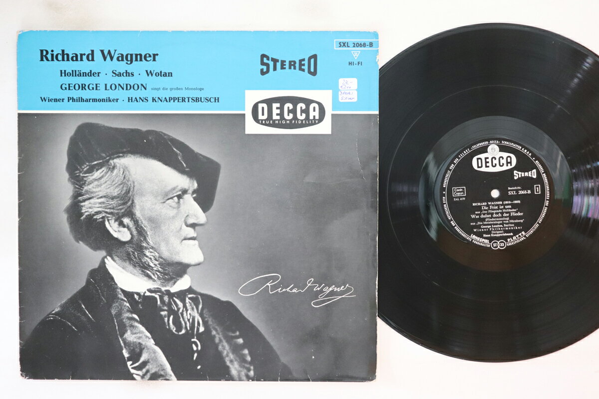 【中古】独LP ジョージ・ロンドン, ハンス・ク Great Scenes From Wagner SXL2068 DECCA /00260