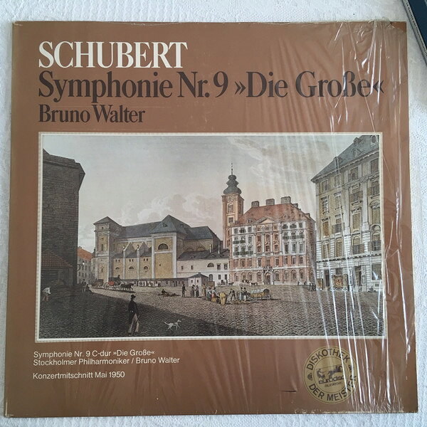 【中古】LP Franz Schubert, Bruno Walter, Symphonie Nr. 9 ”Die Grose” 27164XAK Eurodisc /00260