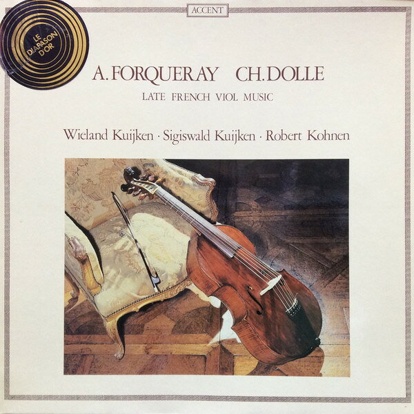 LP Antoine Forqueray / Charles Do Late French Viol Music ACC7808 Accent /00260