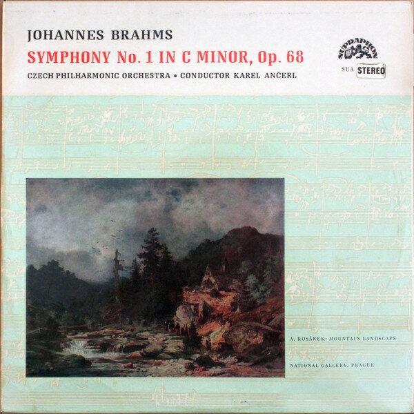 LP Johannes Brahms , The Czech Ph Symphony No. 1 In C Minor, Op. 68 SUAST50430 Supraphon /00260