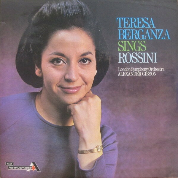 LP Teresa Berganza, London Sympho Teresa Berganza Sings Rossini SDD224 Ace Of Diamonds /00260