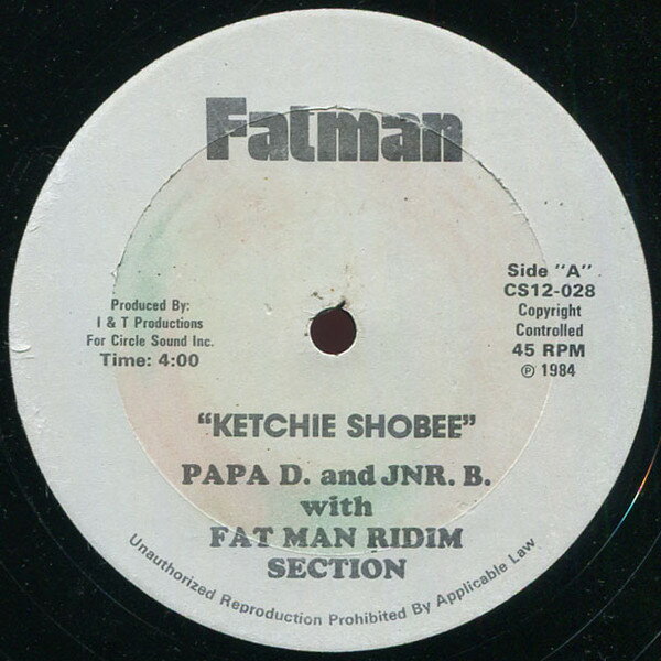 Record - 【中古】12” Papa D , Junior Biggs , Fatman Ketchie Shobee CS12028 Fatman /00250