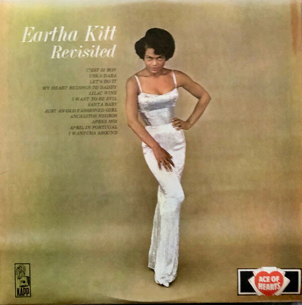 ・アーティスト Eartha Kitt ・タイトル Revisited ・レーベル・型番 Ace Of Hearts AHR170 ・フォーマット LPレコード ・コンディション(盤) 良い (VG+) ・コンディション(ジャケット) 良い (VG+) ・コンディション(帯) オビなし ・特記事項 【カバーにリングウェア】【カバーにテープ付着】 サンプル画像です。実際の商品の画像ではありません 商品写真はバーコード/カタログ番号に対応したサンプル画像ですので、お送りする商品の画像ではありません。帯やライナーなどの付属品は、特記事項に記載されている場合のみ含まれます。プロモやカラーレコードなどの仕様についても、該当する場合のみ特記事項に記載しています。 【ご購入前に必ずご確認ください】 ・本店サイト(www.recordcity.jp)とは価格、送料が違います ・本店サイト、その他支店のオーダーとは同梱発送できません ・注文確定後に別の注文を頂いた場合、注文同士の同梱は致しかねます。 ・別倉庫から発送しているため、店頭受け渡しは対応しておりません ・一部商品は他の通販サイトでも販売しているため、ご注文のタイミングによっては商品のご用意ができない場合がございます。 ・土日祝日はお休みです 金曜・祝前日9時以降のご連絡またはご入金は、返答または発送が週明け・祝日明けに順次対応となります。 ・ご購入後のキャンセル不可 ご購入後のキャンセルはいかなる理由においてもお受けできません。ご了承の上、ご購入くださいませ。 ・日本郵便(ゆうパック/ゆうメール)によるお届けになります。 ・中古品であることをご理解ください 当ストアでは中古商品を主に販売しております。中古品であることをご理解の上ご購入ください。また、一部商品はRecordCityオンラインストアで試聴可能です。 ・返品について お客様のご都合による返品は一切承っておりません。 表記の内容と実際の商品に相違がある場合、また針飛び等で返品・返金をご希望される場合は、商品の到着後1週間以内にご連絡ください。商品の返送をこちらで確認後、キャンセル・返金を行います。 コンディションVG以下の商品は返品できません。プレイに影響のない表面のこすれ傷、プレス起因のノイズ盤は返品の対象外です。 【コンディション表記】 ・ほぼ新品(M-)(Like New) 完全な新品。未使用。当店ではほぼ使用しません ・非常に良い(EX)(Excellent) 中古盤として美品な状態。わずかな経年を感じるものの傷みを感じさせない、当店基準で最高の状態 ・良い(VG+)(Very Good Plus) 丁寧に扱われた中古品で、軽い使用感がみられる。 ・可(VG)(Acceptable) 使い込まれた中古品で、「良い」よりもさらに使用感がみられる。 ・悪い(VG-)(Bad) 状態が悪いアイテム。使用の保障はなく、再生不可、針飛び、目立つノイズがあるかもしれない。状態によるクレーム不可。返品不可。 ・非常に悪い(G)(Very Bad) 「悪い」よりさらに状態が悪いアイテム。使用の保障はなく、再生不可、針飛び、目立つノイズがあるかもしれない。状態によるクレーム不可。返品不可。 ・ジャンク(Fair)(Junk/Fair) 割れている、反っている、水ダメージがある、カビ、ジャケットが分離している、ひどい書き込み、ひどい擦れなど最低の状態。使用の保障はなく、再生不可、針飛び、目立つノイズがあるかもしれない。状態によるクレーム不可。返品不可。 ・ジャンク(Poor)(Junk/Poor) 割れている、反っている、水ダメージがある、カビ、ジャケットが分離している、ひどい書き込み、ひどい擦れなど最低の状態。使用の保障はなく、再生不可、針飛び、目立つノイズがあるかもしれない。状態によるクレーム不可。返品不可。