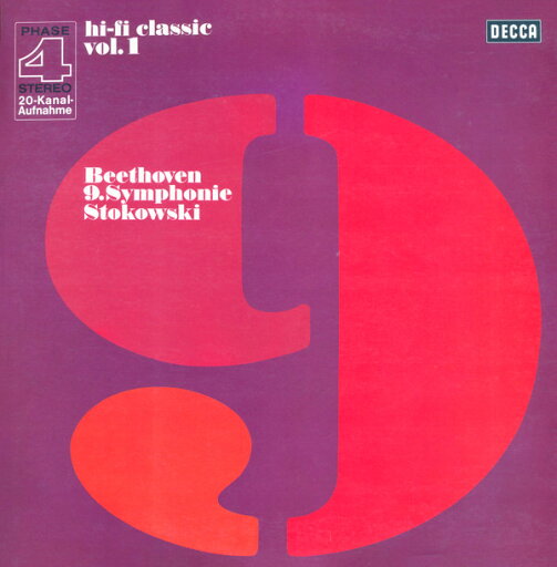 【中古】独LP Stokowski Beethoven, 9.Symphonie Hi-fi Classic Vol.1 SX21211M DECCA /00400 【中古】独LP Stokowski Beethoven, 9.Symphonie Hi-fi Classic Vol.1 SX21211M DECCA /00400