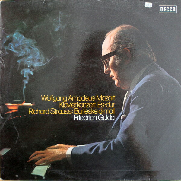 【中古】独LP Friedrich Gulda, Wolfgang Amad Klavierkonzert Es-dur / Burleske D-moll ND759 Decca /00260