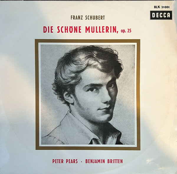 【中古】独LP Franz Schubert, Peter Pears & Die Schone Mullerin BLK21001 Decca /00260