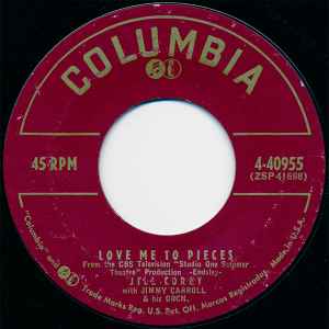 【中古】米7” Jill Corey, Jimmy Carroll & Hi Love Me To Pieces / Love 440955 Columbia /00080 【中古】米7” Jill Corey, Jimmy Carroll & Hi Love Me To Pieces / Love 440955 Columbia /00080