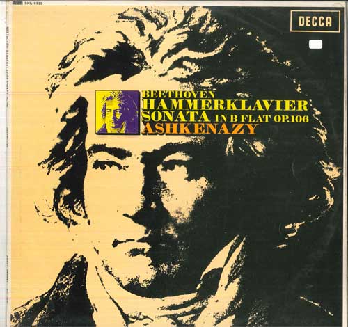 【中古】英LP Beethoven, Ashkenazy Hammerklavier Sonata In B Flat Op. 106 SX6335 DECCA /00260