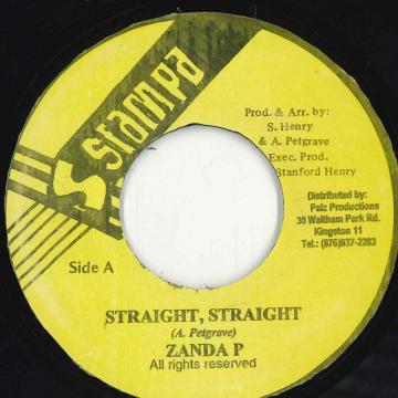 【中古】ジャマイカ7” Zanda P Straight, Straight none Stampa /00050