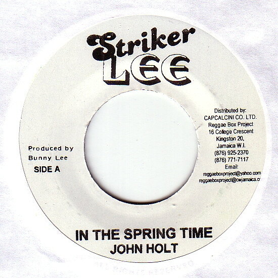 7” John Holt / Jah Stitch In The Spring Time / Dread Inna Jamdown NONE Striker Lee /00080