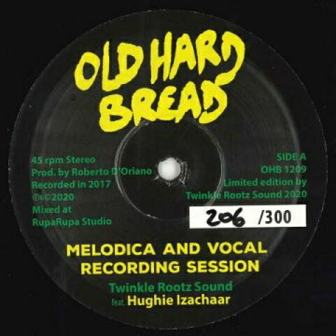 【新品】欧12” Twinkle Rootz Sound, Hughie Iz Melodica And Vocal Recording Session / Dubmix OHB1209 Old Hard Bread /00215