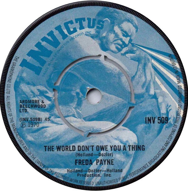 【中古】7” Freda Payne Cherish What Is Dear To You (While Its Near To You) INV509 Invictus /00080