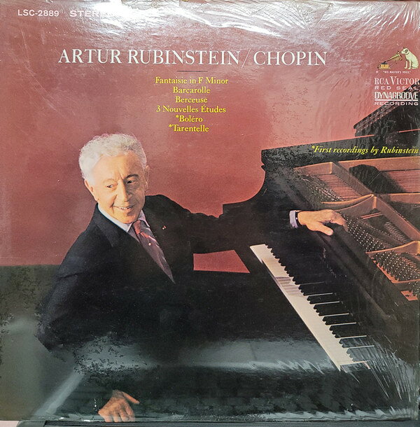 【中古】LP Arthur Rubinstein, Frederic Ch Artur Rubinstein / Chopin LSC2889 RCA Victor Red Seal /00260