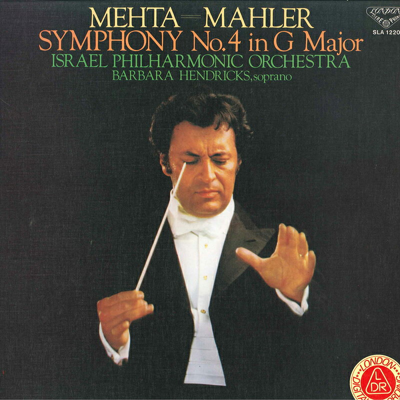 【中古】LP Israel Philharmonic Orchestra, Zubin Mehta Mahler SLA1220 London Japan Vinyl /00260
