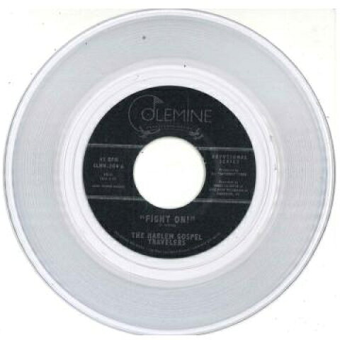 Artist Name: G - 【新品】7” Harlem Gospel Travelers Fight On! / Keep On Praying (Clear Vinyl) CLMN204 Colemine Records /00048
