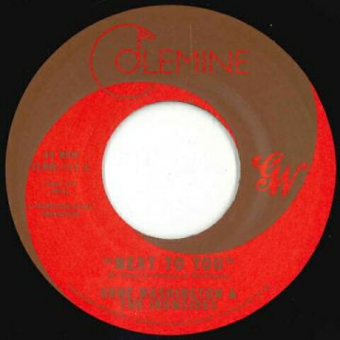 【新品】7” Gene Washington, Ironsides Next To You / I Still Love Them All CLMN133 Colemine Records /00080