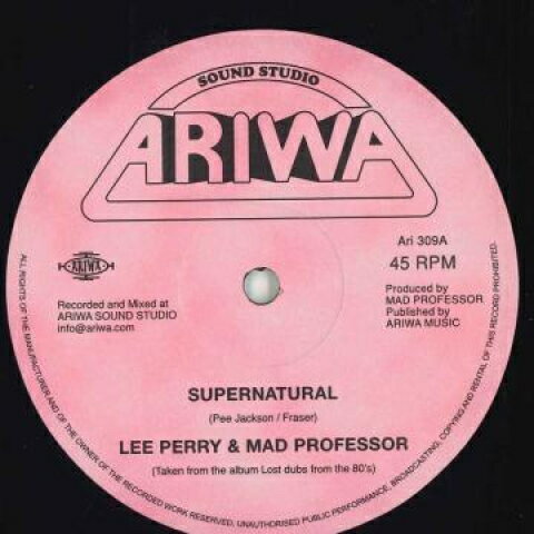 12” Lee Perry, Mad Professor Supernatural Dub / Psychopath Dub ARI309 Ariwa UK /00200