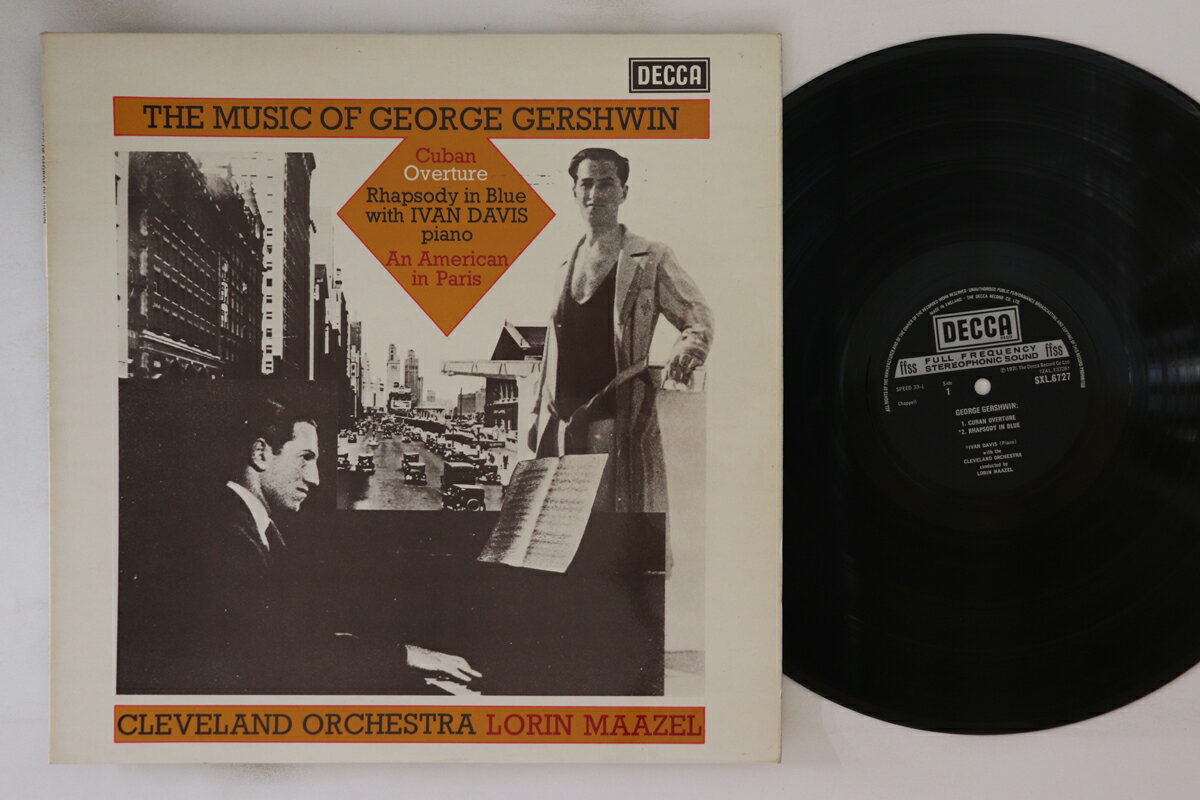 【中古】英LP ロリン・マゼール, クリーヴラン Music Of George Gershwin SXL6727 DECCA /00260