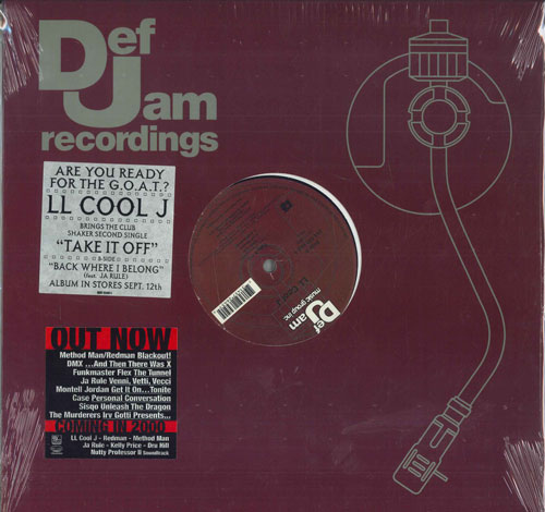 米LP LL Cool J Take It Off DEFF151431 Def Jam Recordings, /00260