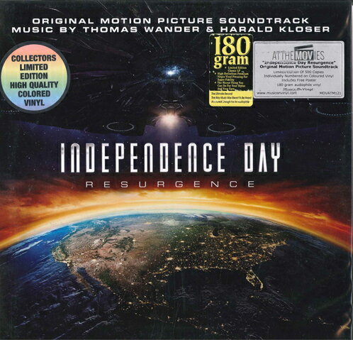 【新品】欧LP Thomas Wander, Harald Kloser Independence Day - Resurgence (Original Motion Pict MOVATM121 Music On Vinyl, Sony /00260 【新品】欧LP Thomas Wander, Harald Kloser Independence Day - Resurgence (Original Motion Pict MOVATM121 Music On Vinyl, Sony /00260