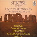 【中古】英LP Leopold Stokowski, Elgar, Czech Philharmonic Orchestra, Royal Philharmonic Orchestra, Ainslee Cox Enigma Variations / Serenade For Strings / Elegy For Strings PFS4338 DECCA /00260