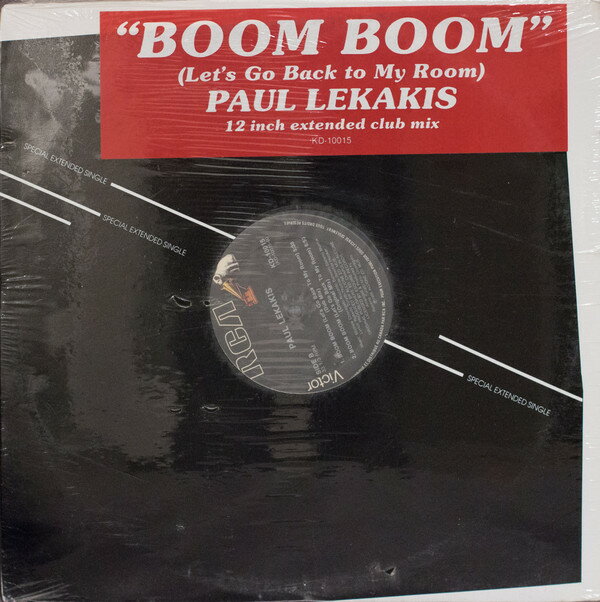 12” Paul Lekakis Boom Boom (Lets Go Back To My Room) 12 Inch Extende KD10015 RCA VICTOR /00250