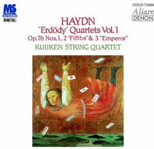 Composer: Ha Line - 【中古】CD クイケン四重奏団 ハイドン: 弦楽四重奏曲第75番, 第76番 五度, 第77番 COCO73094 DENON 未開封 /00110