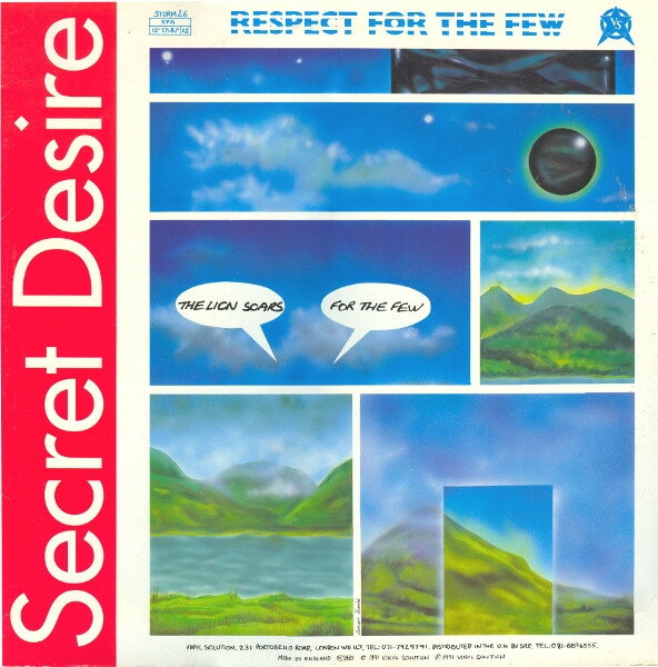 【中古】12” Secret Desire Respect For The Few STORM26 Vinyl Solution /00250