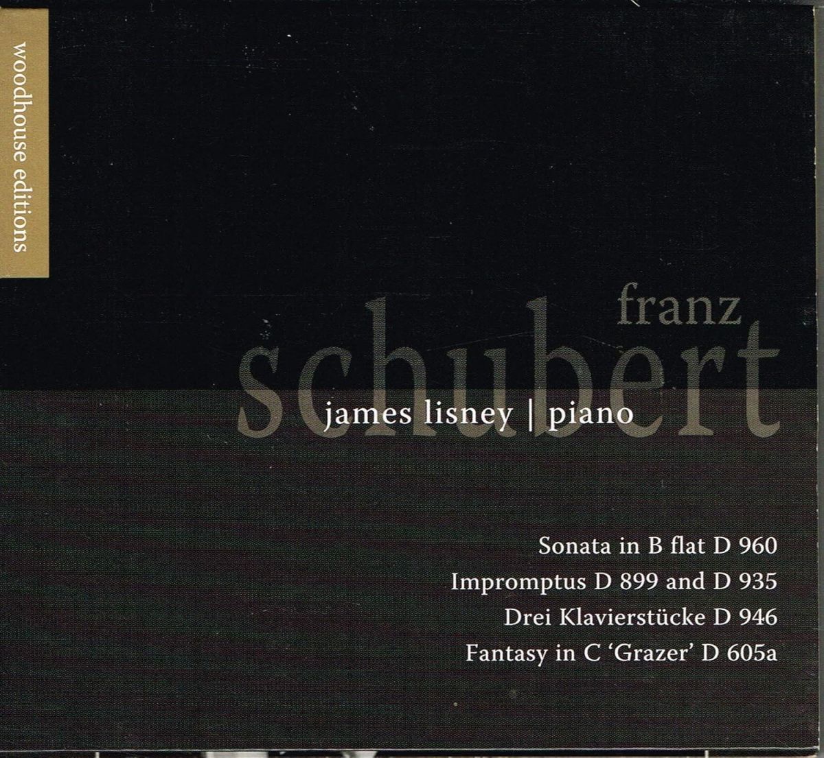 CD James Lisney Piano Sonata, 21, Impromptus D.899, 935, Etc: Lisne WOODCD8012 Regent /00110