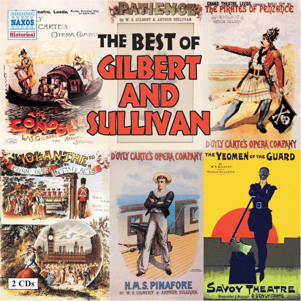 Mozart - 【中古】2discs CD Gilbert & Sullivan Best Of Gilbert & Sullivan Naxos /00220