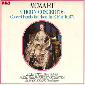 【中古】LP アラン・シヴィル, ルドルフ・ケンペ, ロイヤル・フィルハーモニー管弦楽団 モーツァルト: ホルン協奏曲 全集 RGC1129 RCA /00260