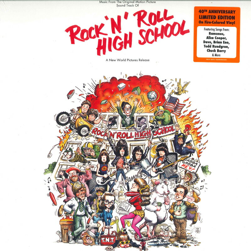 【新品】米LP Various Rock N Roll High School (Music From The Original Motion Picture Soundtrack) RCV16070 Sire /00260