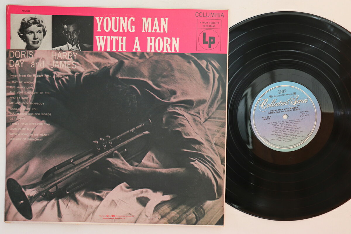 【中古】米LP Ost, Doris Day, Harry James 情熱の狂想曲 Young Man With A Horn ACL582 COLUMBIA /00260