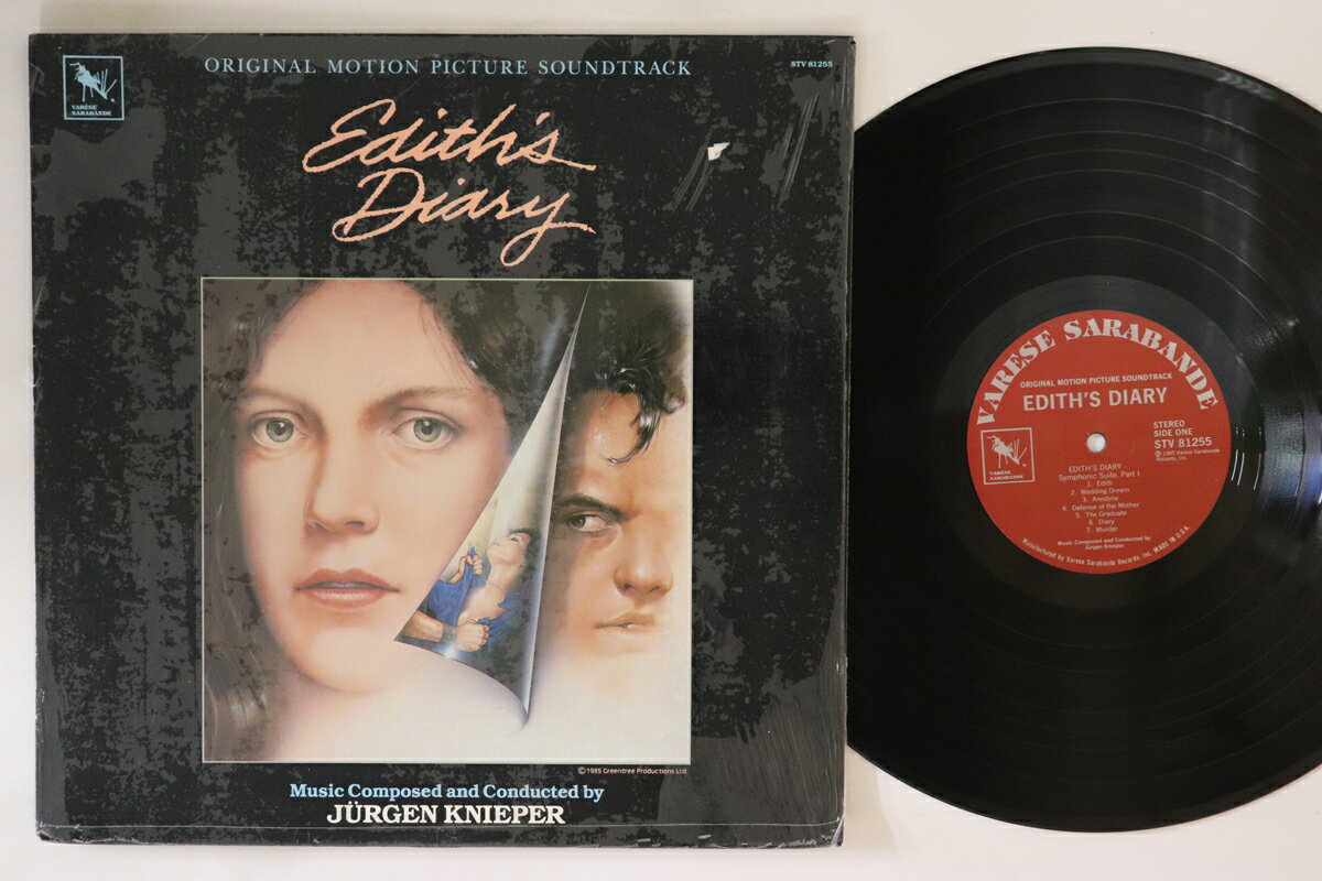 【中古】米LP Ost, Jurgen Knieper Ediths Diary STV81255 VARESE SARABANDE /00260