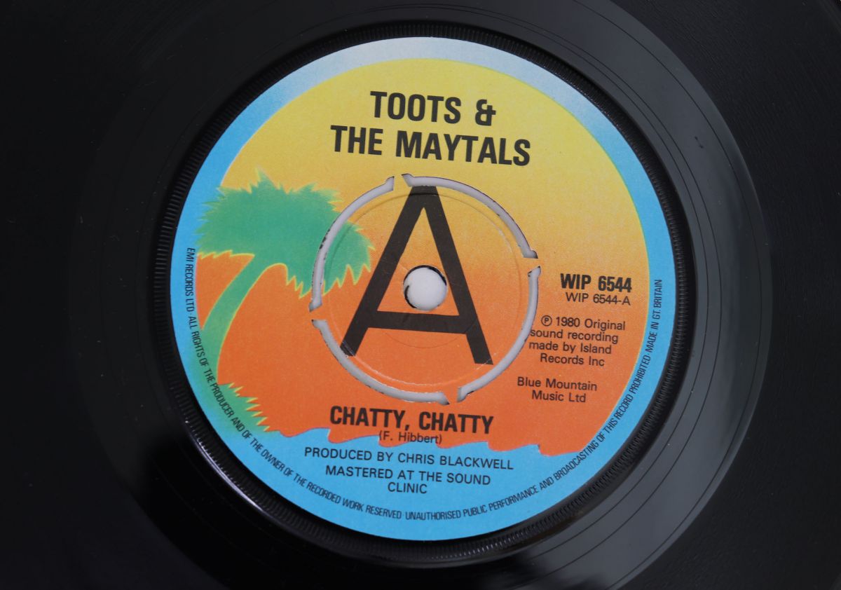 【中古】英7" Toots & The Maytals Chatty, Chatty / Turn It Up WIP6544PROMO ISLAND プロモ /00080