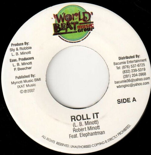 【中古】ジャマイカ7” Robert Minott, Elephant Man Roll It NONE World Beat Music Gro /00080 【中古】ジャマイカ7” Robert Minott, Elephant Man Roll It NONE World Beat Music Gro /00080