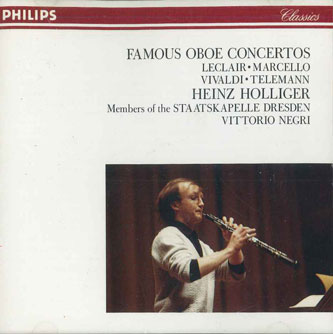 Pachelbel - 【中古】CD ホリガー ベニスの愛-バロック・オーボエ協奏曲集 PHCP9010 PHILIPS /00110