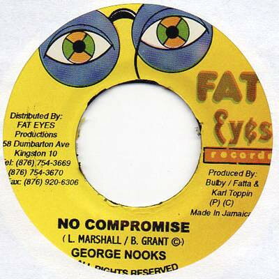 7” George Nooks / Stacious No Compromise / U Story Straight NONE Fat Eyes Records /00080