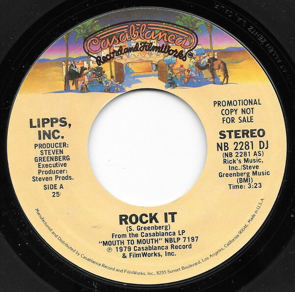 【中古】米7” Lipps, Inc. Rock It NB2281 Casablanca /00080