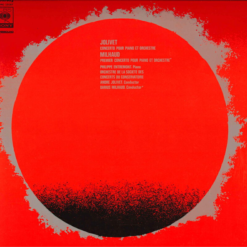 【中古】LP フィリップ・アントルモン, アン ジョリヴェ: ピアノ協奏曲 赤道のコンチェルト /ミヨー SONC10187 CBS SONY /00400